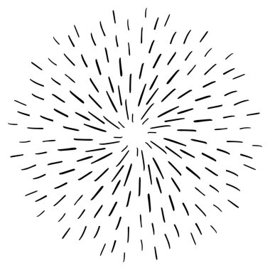 Klasik Günışığı Patlaması El yapımı Havai fişek Tasarımı Kara Işınlar 