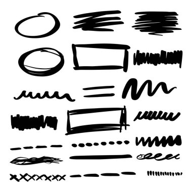 Şekil ve elemanlarla dekoratif desen