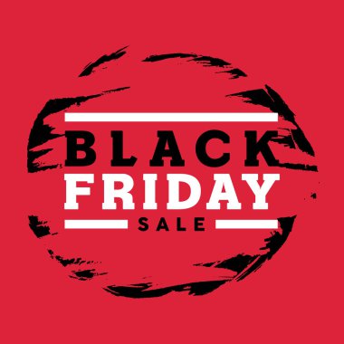 Black Friday Sale Modern Yazıt Tasarım Şablon geometri kart fırça darbe arka plan