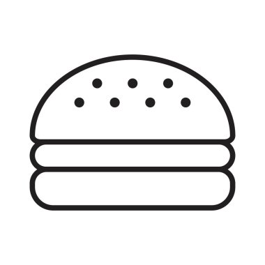 burger ile vektör arka plan