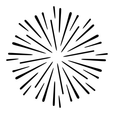 Klasik Günışığı Patlaması El yapımı Havai fişek Tasarımı Kara Işınlar