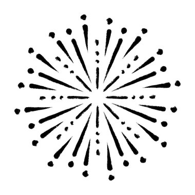 Klasik Günışığı Patlaması El yapımı Havai fişek Tasarımı Kara Işınlar