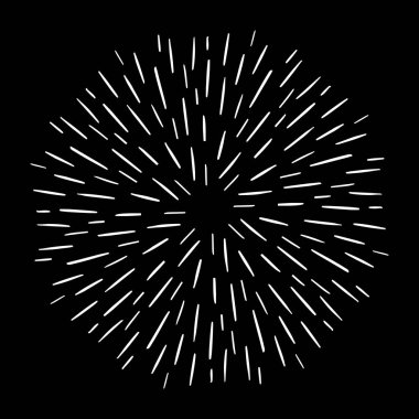 Klasik Günışığı Patlaması El yapımı Havai fişek Tasarımı Kara Işınlar