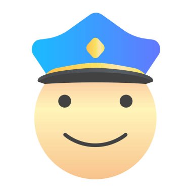 Sosyal ağ ve uygulamalar için Face Emotion Emoji Sign Face