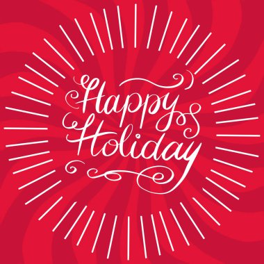 Mutlu Tatiller Dekoratif Tebrik Kartı