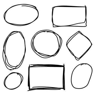 Set El kabarcık konuşma konuşmak basit iletişim kabarcık çizim 