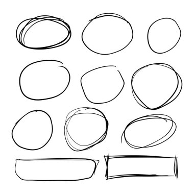 Set El kabarcık konuşma konuşmak basit iletişim kabarcık çizim 