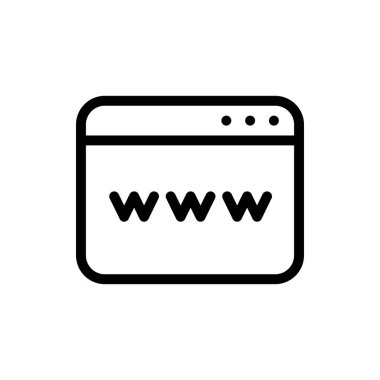 siyah ve beyaz vektör simgesi 