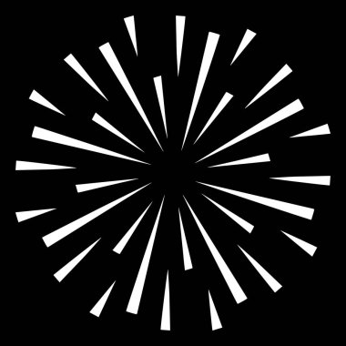 Klasik Günışığı Patlaması El yapımı Havai fişek Tasarımı Kara Işınlar