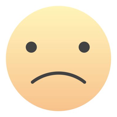 Sosyal ağ ve uygulamalar için Face Emotion Emoji Sign Face