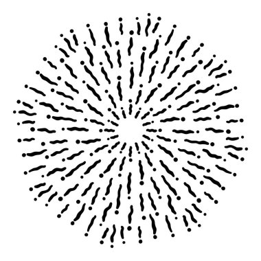 Klasik Günışığı Patlaması El yapımı Havai fişek Tasarımı Kara Işınlar