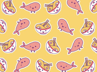 Abur cubur dikişsiz arka plan  