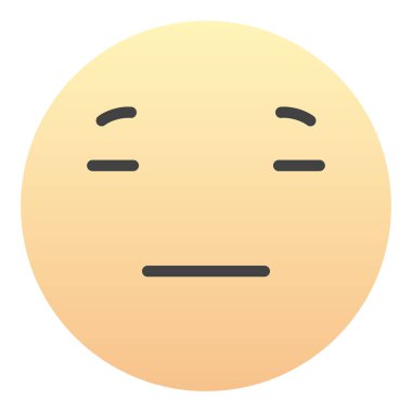 Sosyal ağ ve uygulamalar için Face Emotion Emoji Sign Face