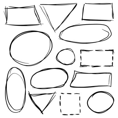 Set El kabarcık konuşma konuşmak basit iletişim kabarcık çizim 