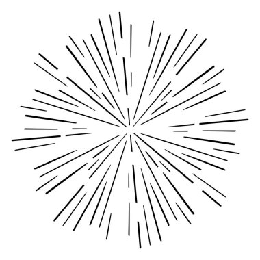 Klasik Günışığı Patlaması El yapımı Havai fişek Tasarımı Kara Işınlar 