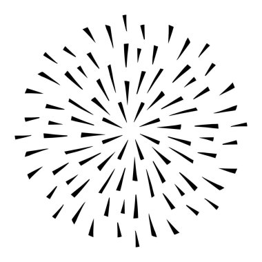 Klasik Günışığı Patlaması El yapımı Havai fişek Tasarımı Kara Işınlar 