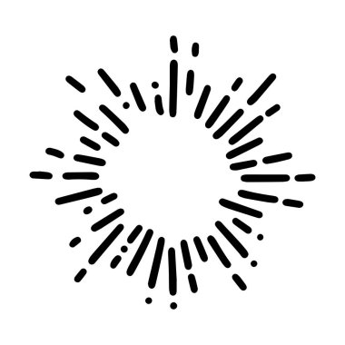 Splash illüstrasyon işareti simge vektör 