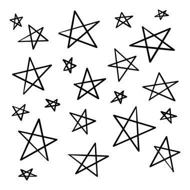 Yıldız Dikişsiz desen vektör çizim 