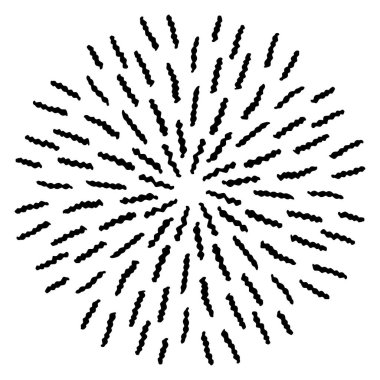 Klasik Günışığı Patlaması El yapımı Havai fişek Tasarımı Kara Işınlar 