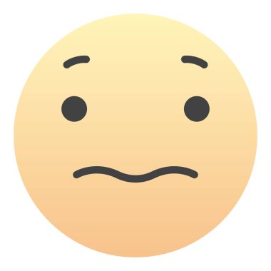 Sosyal ağ ve uygulamalar için Face Emotion Emoji Sign Face