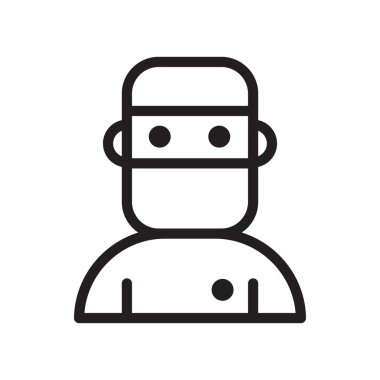 doktor ile vektör arka plan 