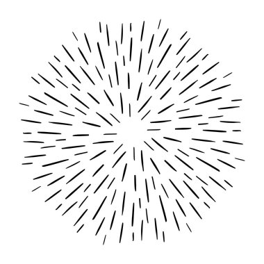 Klasik Günışığı Patlaması El yapımı Havai fişek Tasarımı Kara Işınlar 