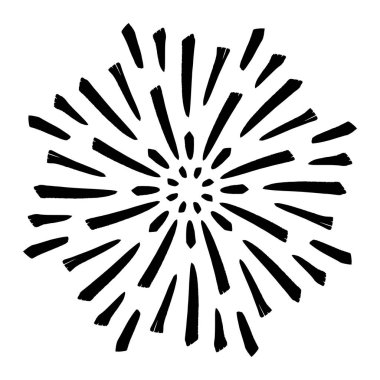 Klasik Günışığı Patlaması El yapımı Havai fişek Tasarımı Kara Işınlar