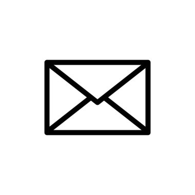 harfinin siyah beyaz vektör simgesi