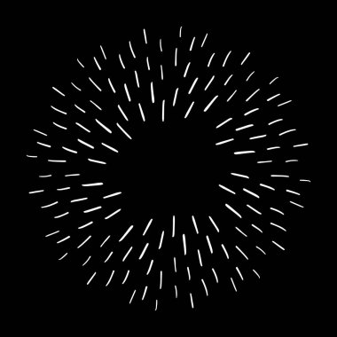 Klasik Günışığı Patlaması El yapımı Havai fişek Tasarımı Kara Işınlar