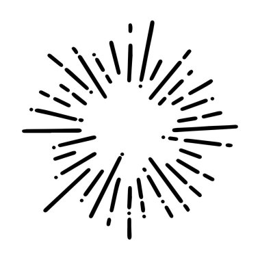 Splash illüstrasyon işareti simge vektör 