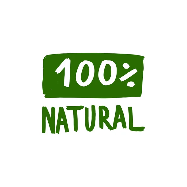 Wegańskie Organiczne Naturalne Bio Eko Ilustracja Wektor — Wektor stockowy