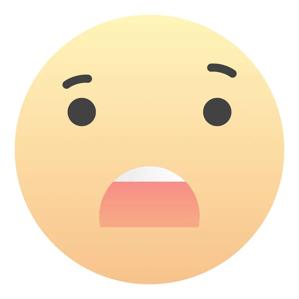 Emoji Sign Face Para Redes Sociais Aplicativos — Vetor de Stock