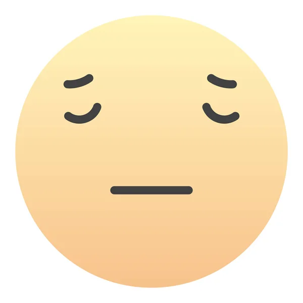 Face Emotion Emoji Sign Face Für Soziale Netzwerke Und Apps — Stockvektor