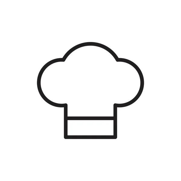 Fond Vectoriel Avec Chapeau Chef — Image vectorielle