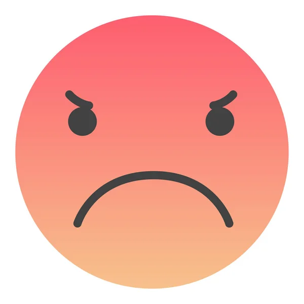 Face Emotion Emoji Sign Face Social Network Apps - Stok Vektor