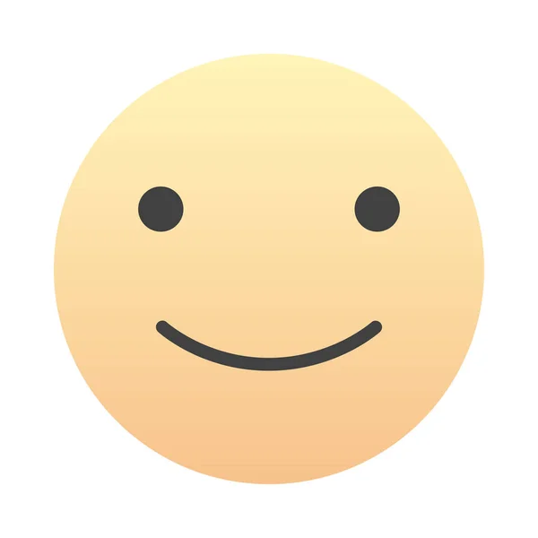 Emoji Sign Face Voor Sociaal Netwerk Apps — Stockvector
