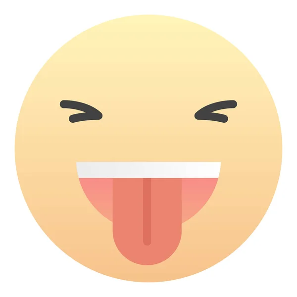 Emoji Sign Face Para Redes Sociales Aplicaciones — Archivo Imágenes Vectoriales