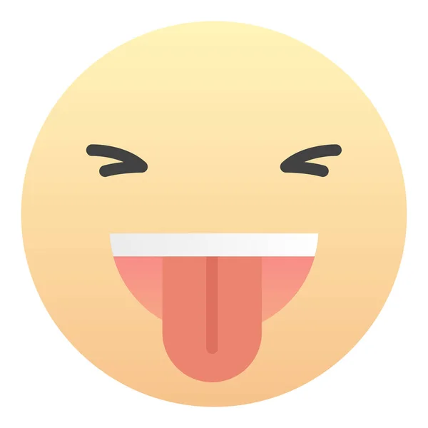 Emoji Sign Face Social Network App — Vettoriale Stock