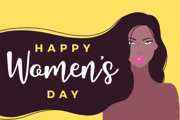Illustration Vectorielle Carte Jour Internationale Des Femmes — Image vectorielle
