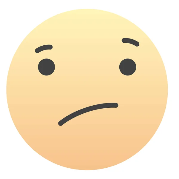 Emoji Sign Face För Sociala Nätverk Och Appar — Stock vektor
