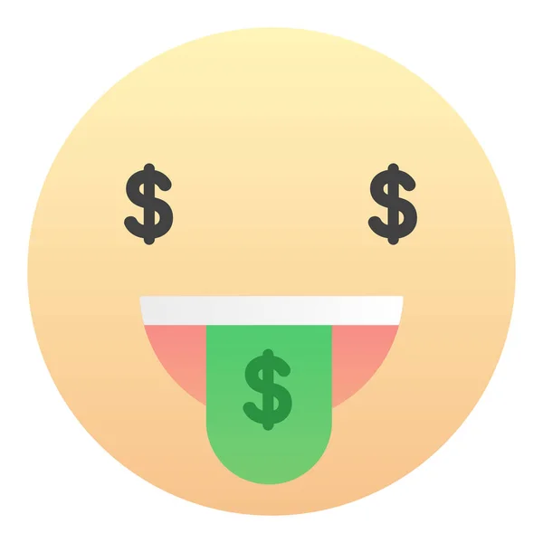 Face Emotion Emoji Sign Face Social Network Apps — Stock Vector