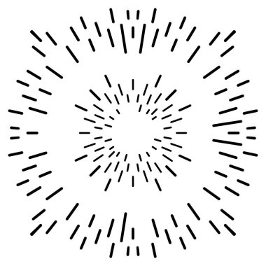 Klasik Günışığı Patlaması El yapımı Havai fişek Tasarımı Kara Işınlar