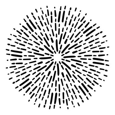 Klasik Günışığı Patlaması El yapımı Havai fişek Tasarımı Kara Işınlar