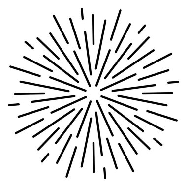 Klasik Günışığı Patlaması El yapımı Havai fişek Tasarımı Kara Işınlar 