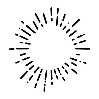 Splash illüstrasyon işareti simge vektör 