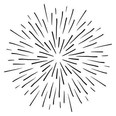 Klasik Günışığı Patlaması El yapımı Havai fişek Tasarımı Kara Işınlar