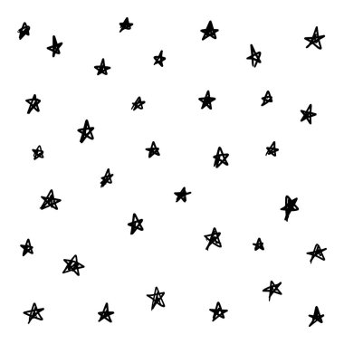 Yıldız Dikişsiz desen vektör çizim 