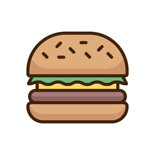 Tło Wektorowe Burger — Wektor stockowy