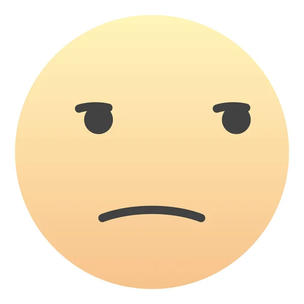 Emoji Sign Face Para Redes Sociais Aplicativos —  Vetores de Stock