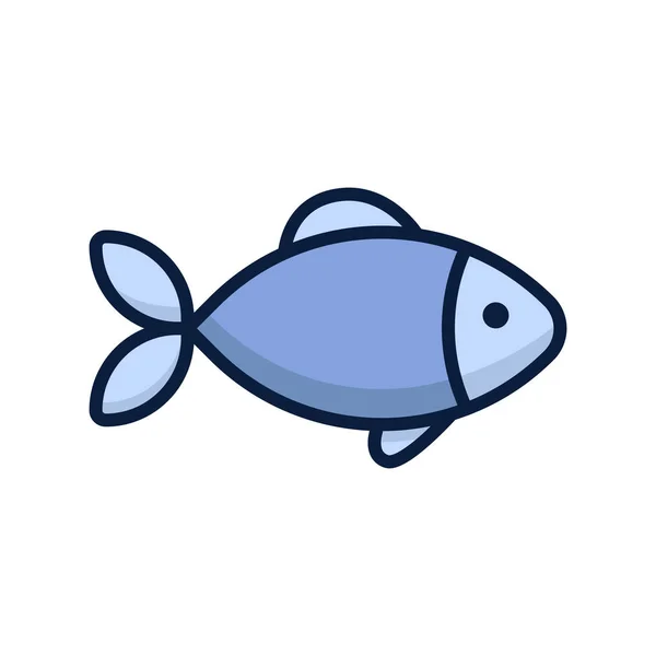 Fond Vectoriel Avec Des Poissons — Image vectorielle